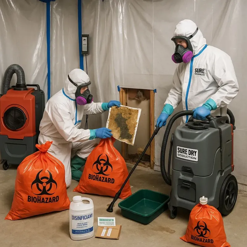 Contaminated Water Handling Protocols process in Colma, CA
